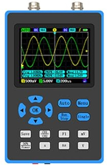 DSO2512G 120M Bandwidth 500MSa/s 2 in 1 Dual Channel Oscilloscope 10mV Minimum Vertical Sensitivity FFT Spectrum Analysis for Beginners DIY Use