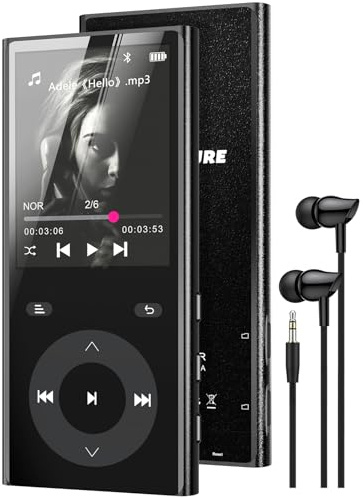 Reproductor MP3 Bluetooth 5.3, sin Almacenamiento MP3 Player 2 Ranuras TF