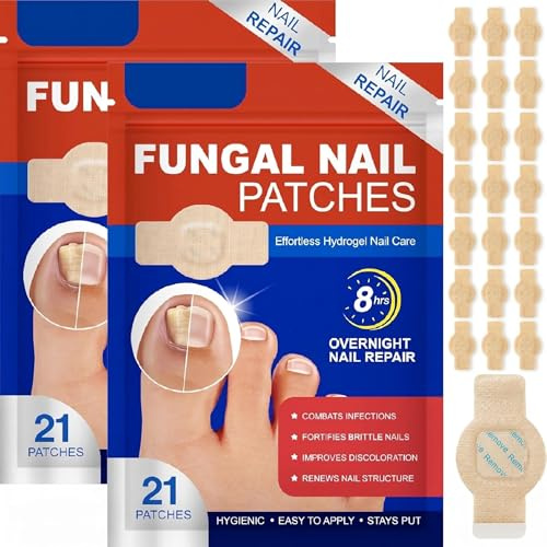 Nail Fungus Treatment – Anti Fungal Nail Patches for Toenail & Fingernail Repair