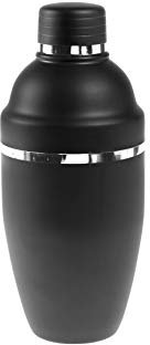 The Bars Shaker Small, Acciaio Inox, Nero, cc 500, Made in Italy