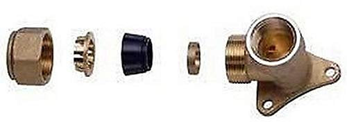 5868 1212 1/2 Ø 12 Raccordo a muro completo kit di tenuta per tubo rame FAR