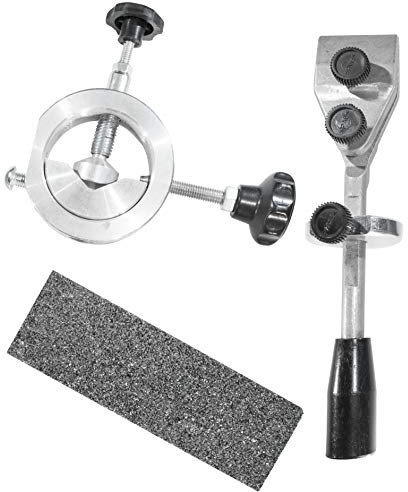 Güde 55249 Lot de 2 accessoires de ponçage pour GNS 200 VS (composé de : 1 support de couteau, 1 support de rabot, 1 pierre à aiguiser)