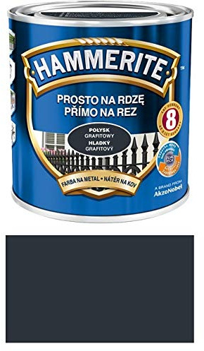 Hammerite Metallschutzlack Rostschutz 250ml Glänzend Farbauswahl NEU TOP PREIS (Glänzend Anthrazit)