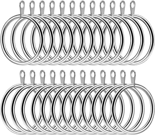 Sunnysam - Anelli in Metallo per Tende, 20 Pezzi, Diametro Interno 45 mm