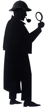 Balvi Lesezeichen Sherlock Farbe Schwarz der berühmte Roman „Sherlock Holmes“ diente dabei als Inspir
