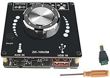 Fasizi 100 W + 100 W Bluetooth 5.0 Potenza Audio Amplificatore Stereo AMP Amplificador Home Theater AUX USB 100W* 2