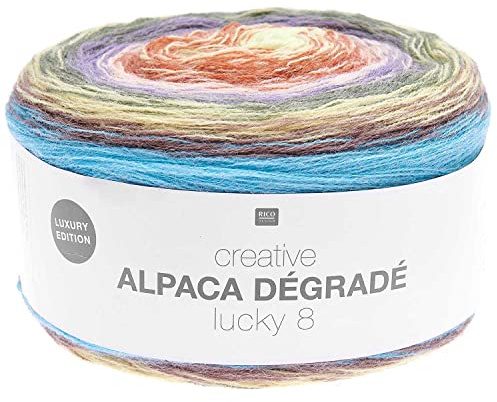 Rico Design Creative Alpaca Dégradé Lucky 8 Strickwolle 200g 800m