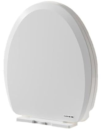Wttfc Toilettensitz Mit Doppelte Absenkautomatik, Toilettendeckel Oval, Wc Sitz Aus Verdicktes Pp,Toilettenbrille Universal,Wc Deckel Mit Quick-Release, Klobrille Weiß,Small U Shaped