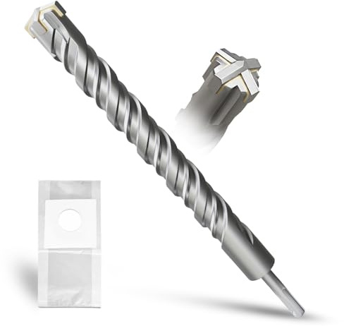 METOTY SDS Plus Bohrer 30mm×350mm，Steinbohrer,Hammerbohrer,Betonbohrer,Für Stein,Beton,Naturstein,Ziegelmauer