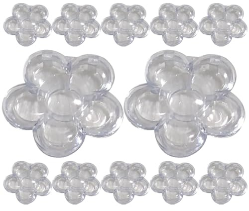 Zerodeko Boîte à Rouge à Lèvres 12 Pièces Petite Taille Plastique Porte-rouge à Lèvres de Poche Organisateur Cosmétique Rangement Fleur Usage Extérieur