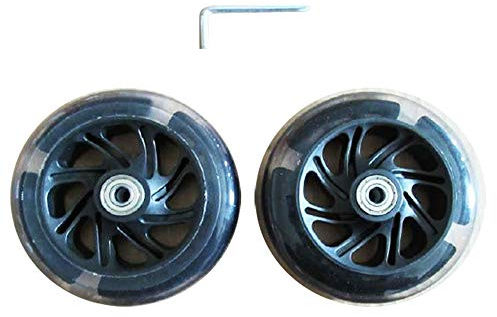 ANSIO Spare Front Wheel (Set of 2) with Spanner for Scooter