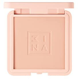 3INA - The Compact Powder 607 - Kompaktpuder Gleichmäßige Abdeckung Braun | Mineralpuder - Natürliches, seidiges Finish - Leicht zu verblenden - Vegan - Cruelty Free