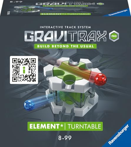Ravensburger GraviTrax PRO Element Turntable 22433 - GraviTrax Erweiterung für Deine Kugelbahn - Murmelbahn und Konstruktionsspielzeug ab 8 Jahren, GraviTrax Zubehör kombinierbar mit Allen Produkten