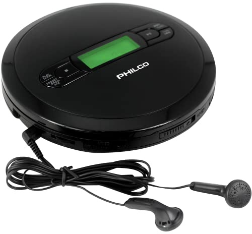 PHILCO Personal CD Player with MP3 Playback, FM Radio & 60 Second Anti-Shock