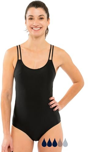 SORIO® - Bañador Menstrual de Una Pieza Mujer y Niña - Absorbente, Antifugas y Antiodor - Bañador Menstrual con Tirantes Ajustables - Flujo Moderato - Piscina y Playa - Stella