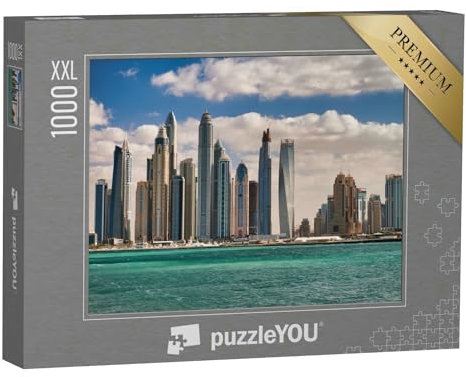 Puzzle 1000 Teile XXL „Beeindruckende Skyline der Dubai Marina“ – aus der Puzzle-Kollektion Arabien
