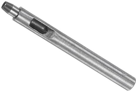 CoCud Leather Hole Punch, 5mm Button Dia. 10mm Shank, Steel Round Punch Snap Rivet Setter - (Applications: for Leathercraft DIY Clothing Fabric)
