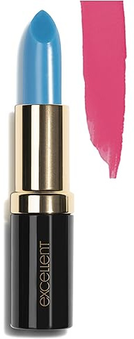 Lavertu Cosmetics - Lipstick Excellent pH-Anpassender Lippenstift für Persönlichen Farbton, Langanhaltend & Wasserfest mit Bienenwachs-Pflege (Blau)