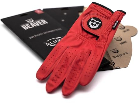 BEAVER GOLF Golfhandschuh 'Sunset Red' All Season Ultra, Damen, Links (Rechtshänder), M