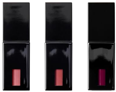 e.l.f. Glossy Lip Stain Trio, Set of 3, Includes Pinkies Up, Power Mauves & Berry Queen