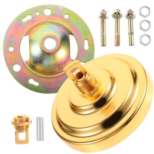 MOLUCKFU Heavy Duty Decken-baldachin Metall Light Canopy Pendelleuchte Montageplatte Retro Stil Belastbar Für Verschiedene Lampen Deckenrosette Ersatzteile
