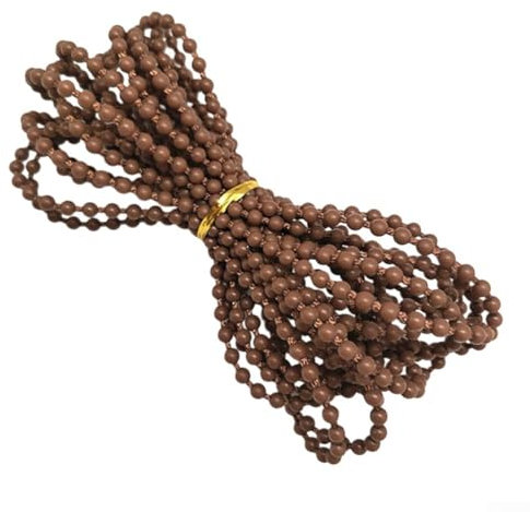 Jonikuper Rollo-Perlenkettenersatz, Rollokordel, Jalousien, vertikale Jalousienrollo, für Fenster, Lichtkontrolle, Privatsphäre, Verbesserung der Privatsphäre (Kaffeefarbe)