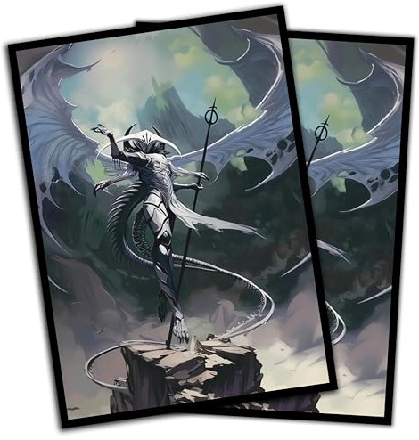 Angel Horror Kartenspielhüllen – 102 Stück strukturierte Rückseite – perfekt für MTG Atraxa Praetor's Voice Commander – Custom Art Sleeves für Magic The Gathering und andere Sammelkartenspiele