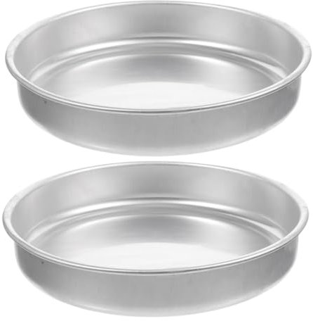 iplusmile Pizza Baking Tray Set of 2: 30cm/11.81inch Thickened Aluminum Pizza Baking Pan Round Tray Non-Stick Heat-Resistant for Kitchen,Dishwasher Safe