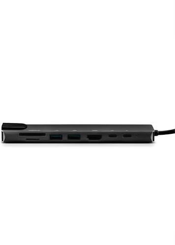 FixRix USB-C Docking-Station 4-in-1 mit HDMI 4K - VGA 1080p, USB 3.0 (5Gbps) & USB-C PD 100W, Kompakter Hub mit Aluminiumgehäuse, Kompatibel mit MacBook, Dell XPS, HP Spectre & iPad Pro
