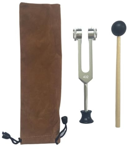 JCXIOC Stimmgabel 432HZ Stimmgabel Yoga Sound Stimmgabel Set Aluminiumlegierung Synthesizer Percussion Musikinstrument