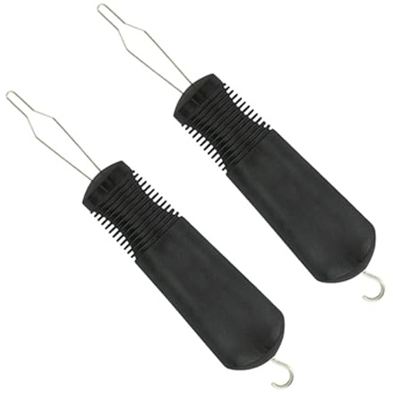 POPETPOP Dispositif D'assistance Aide à L'habillage en ABS et Métal Facile à Utiliser D'une Main 2 Pièces pour Boutons et Tirettes de Fermeture Éclair pour Seniors et Personnes