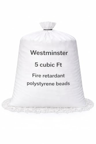 Bean Bag Filling Refill Booster Polystyrene Extra Beads Top Up Bag Beans Balls Various Sizes (5 Cubic Feet)