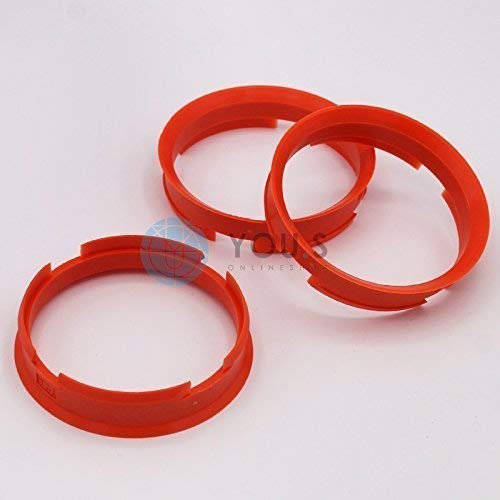 3 x ZENTRIERRINGE DISTANZRING für ALUFELGEN Z11D 72,6-67,1 mm Brock, Keskin, Tuning, Motec, Oxigin, RC, Tomason, Wheelworld, Advanti