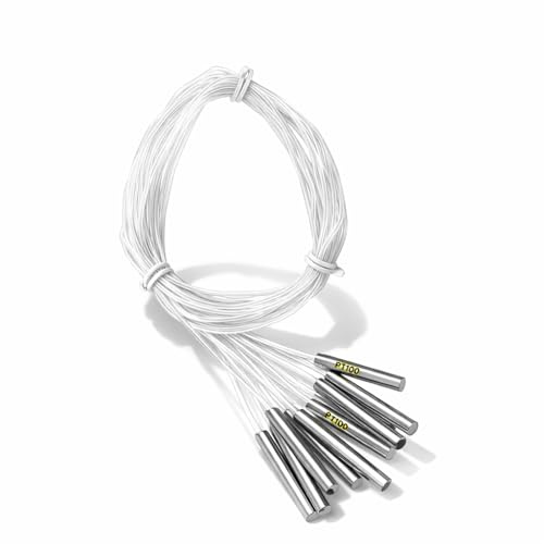 Keenso PT100 Sensor Sonde, 10 Stück | Temperaturregler PT100 wasserdichte Sensor Sonde 4 x 30mm