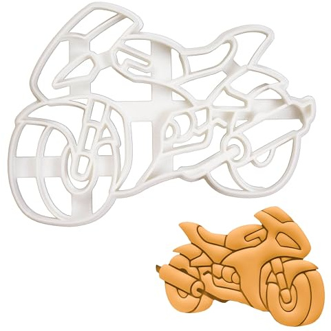Motorrad Ausstechform, 1 Teil