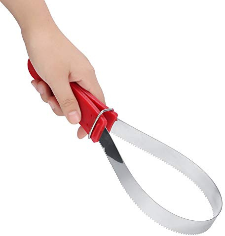 Pssopp Horse Shedder Scraper Stainless Steel Horse Sweat Scraper Metal Animal Equine Sweat Scraper Shedder Horse Grooming Brushes Combs Single Metal Shedding Blade