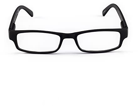 Contacta, One, Occhiali da Lettura per Uomo e Donna, Occhiali Pratici e Funzionali, Montatura Bicolore, Colore Nero, Diottrie +2,00, Confezione con Astuccio Trasparente, 21g