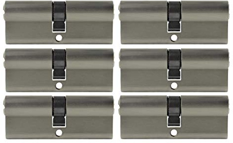 6x Profilzylinder 80mm 40/40 30x Schlüssel Tür Zylinder Schloss gleichschließend