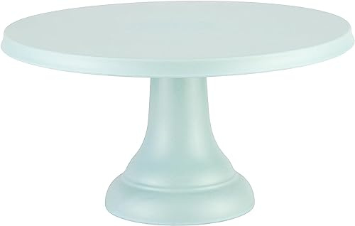 The Great British Bake Off Cake Stand for Cupcakes, Sandwich Cakes & More | Perfect for Afternoon Tea, Sustainable Coated Bamboo Construction, Signature Duck Egg Blue, Official GBBO Logo