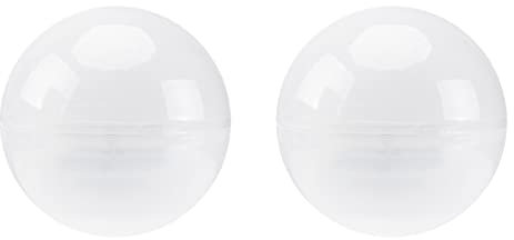 Uonlytech 2 Stück Schwimmende Weiße LED- Lampe Dekoration Hot- Teich Nacht Hinterhof Leuchten IP- Lichtkugeln Lichter Ball Zoll bis Solargarten Gartenbeleuchtung Wannenkugelkugel
