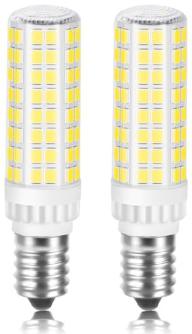 Karyoosi 2er E14 LED Lampe, LED Glühbirne Kaltweiß 7W 6000K Ersetzt 60W Halogen Birne, E14 Led Leuchtmittel 820LM AC220-240V, Nicht Dimmbar, für Dunstabzugshaube Nähmaschine Wohnzimmer