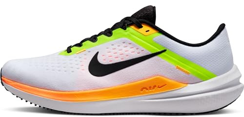 Nike Winflo 10, Zapatillas para Correr Hombre, White Black Volt Laser Orange, 46 EU