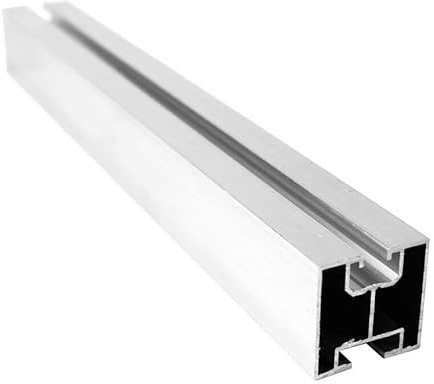 Gal Industrial Aluminiumprofil 40x40 mm Typ T | Länge 4m (2x2m) | Solarschiene Alu Solarprofil Nut 8 & Nut 10 Montageprofil | Photovoltaik Montageschiene