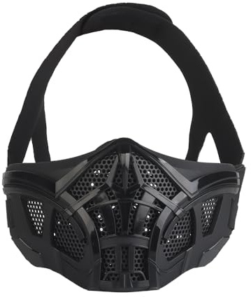 Protection Tactique Scorpio Demi - Masque pour Masque Airsoft Equipement Tactique Extérieur pour CS Game Cosplay Chasse Halloween
