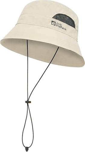 Jack Wolfskin Unisex Vent Bucket Hat Sonnenhut, Stone, Einheitsgröße EU