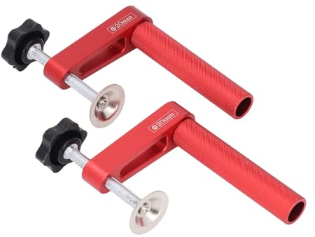 2PCS Woodworking Bench Clamp 20mm Aluminium Alloy Fast Hold Down Workshop Table Clamp