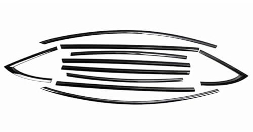 FURREN Fenster- und Türdichtungen Autos Für Tesla Für Model 3 2017-2023 Auto Fenster Trim Außenseite Formabdeckung Dichtung Weatherstrip Dichtungsstreifen Dekorativ Kantenschutz Autotür