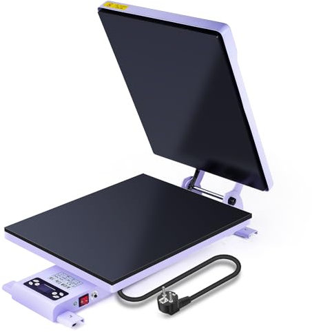 LetCart Heißpressmaschine, kleine elektrische vollautomatische Heißpressmaschine für den Haushalt, 40 * 50 cm, geeignet für T-Shirts, Hüte usw. (europäische Vorschriften)