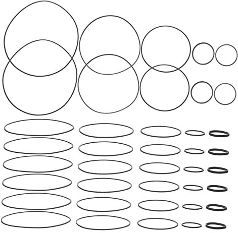 Holibanna 50 Pièces Ceinture de magnétophone Ceintures pour magnétophones à Cassettes Remplacement de la Courroie de la Cassette Courroie d'entraînement de Cassette Ceinturon Ruban adhésif