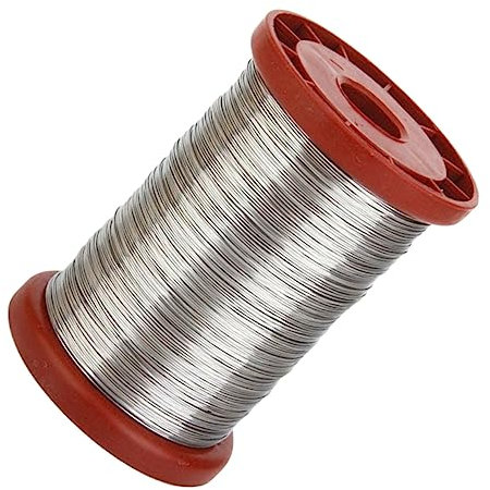 ibasenice 1Pc Edelstahl Draht Bee Keeper Hive Kit Rahmen Hive Rahmen Draht Eisen Silber Zufällige Farbe
